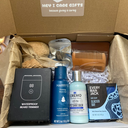 Grooming Essentials Gift Set for Men Self-care Products Personal Care Set Gift Box